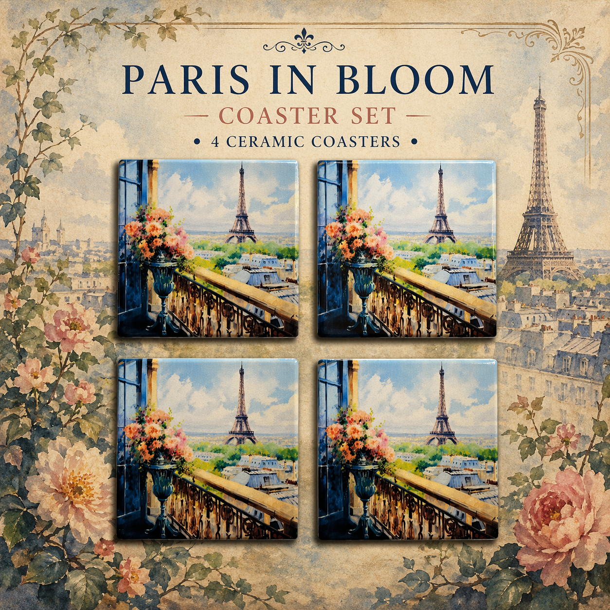 1-Image Coaster Set
