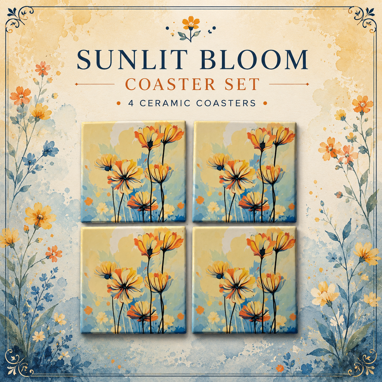 1-Image Coaster Set