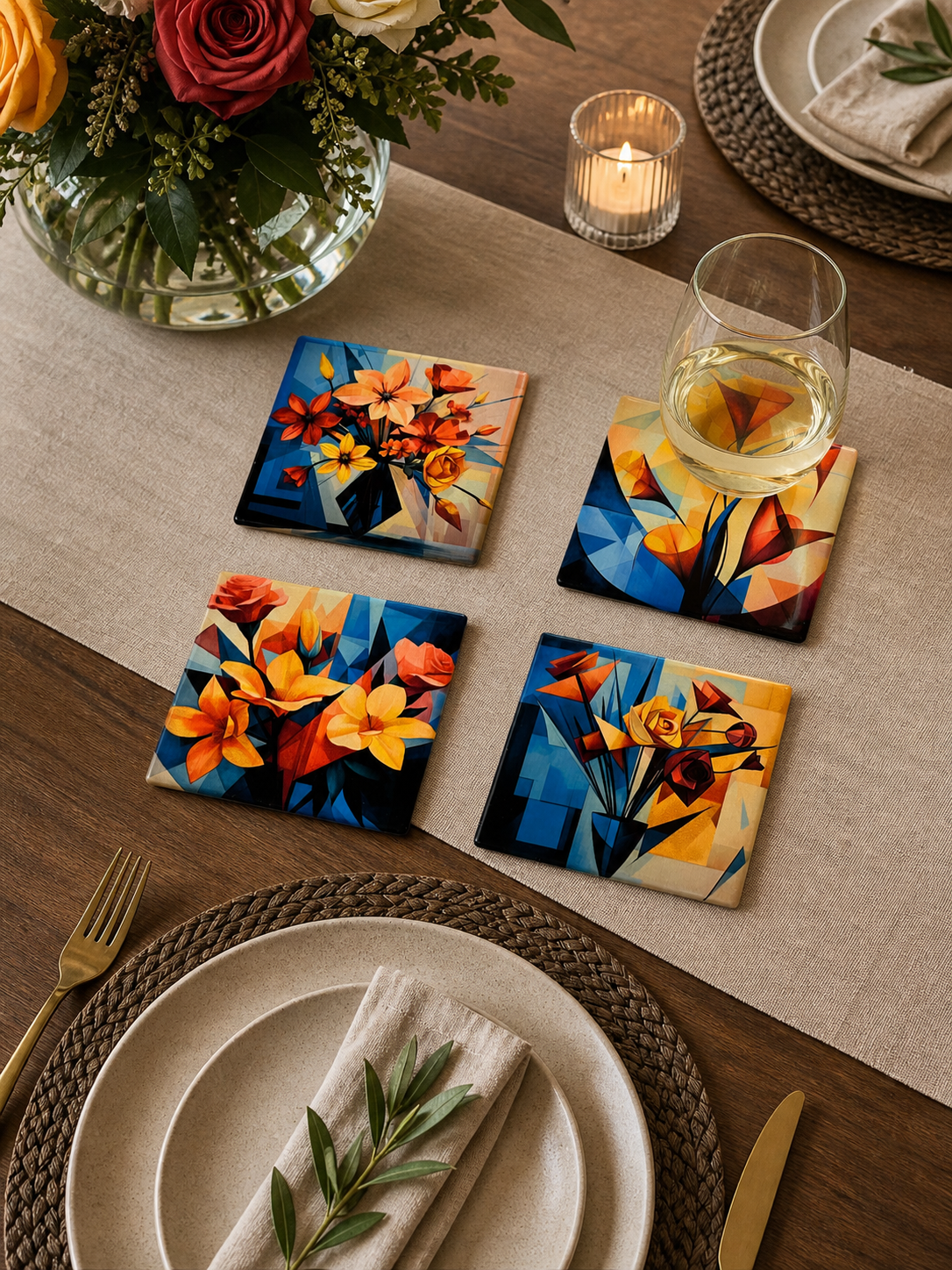 4-Image Coaster Set