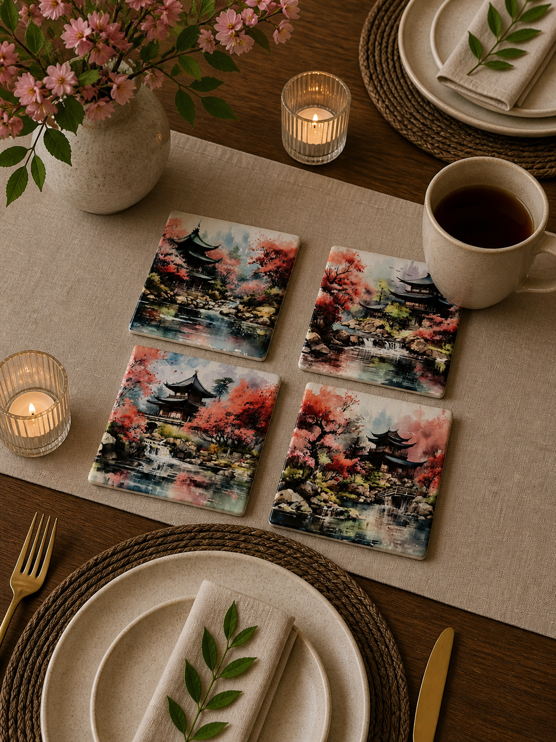 4-Image Coaster Set